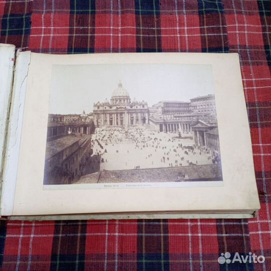 Книга Альбом Иллюстрации Рим Roma До 1917 г