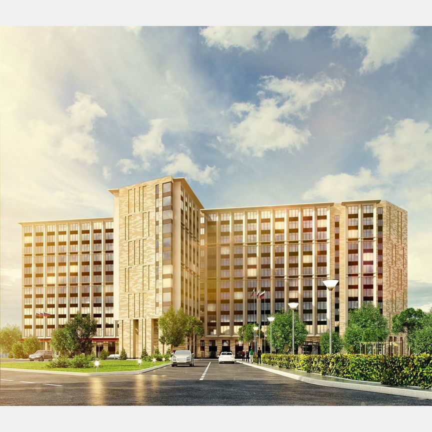 1-к. апартаменты, 23,1 м², 13/13 эт.