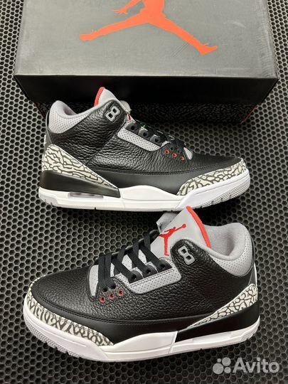 Кроссовки Air Jordan 3 Retro OG Black Cement