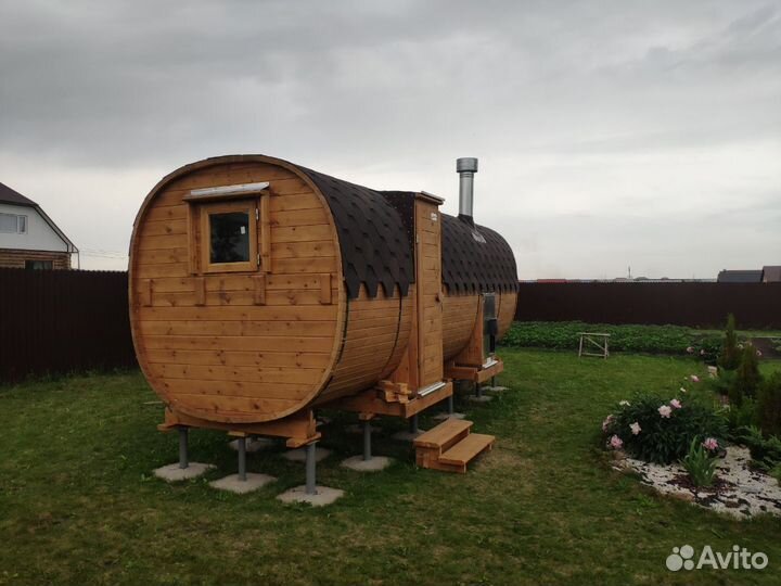 Баня бочка из сибирского кедра