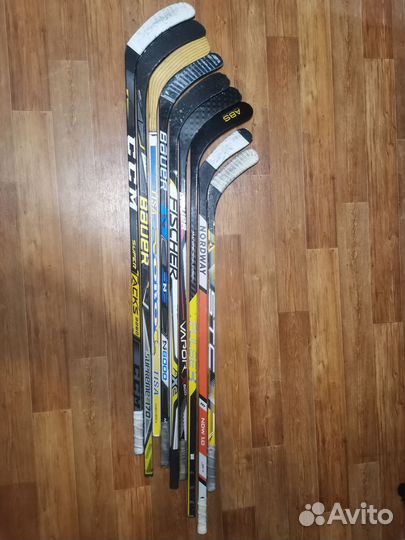 Клюшки хоккейные детские и юниорские левые