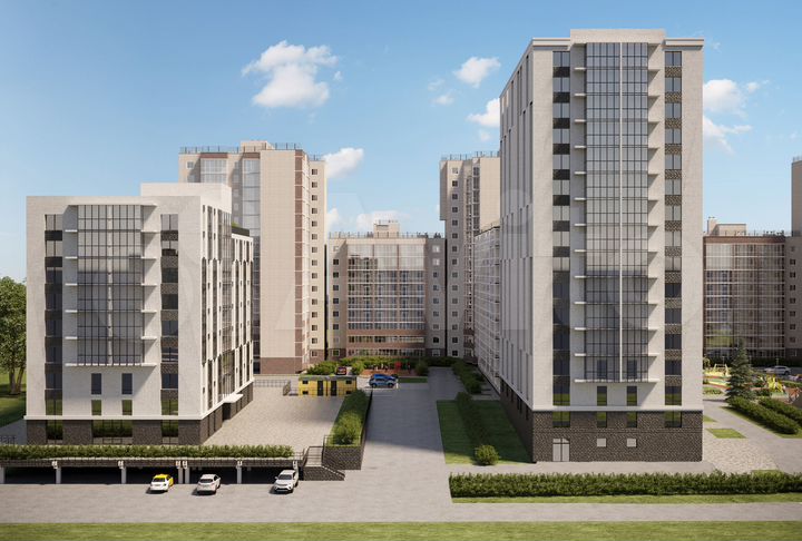 1-к. квартира, 46,7 м², 7/15 эт.