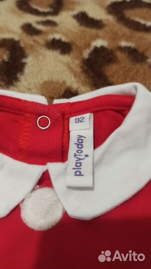 Новогодний костюм Санты для мальчика, размер 92