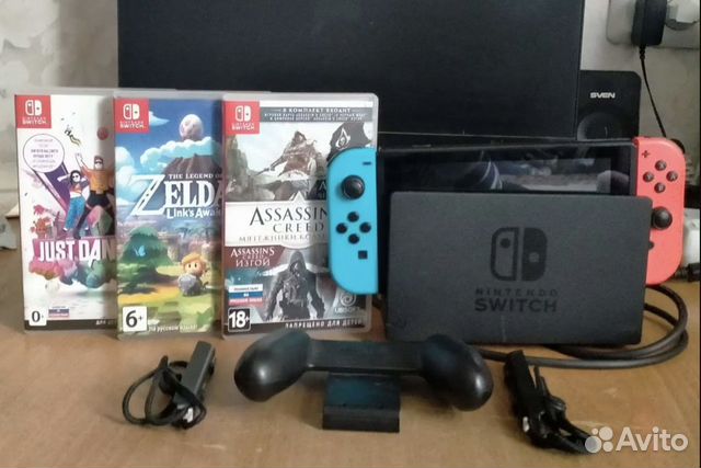 Прокат Nintendo switch с играми