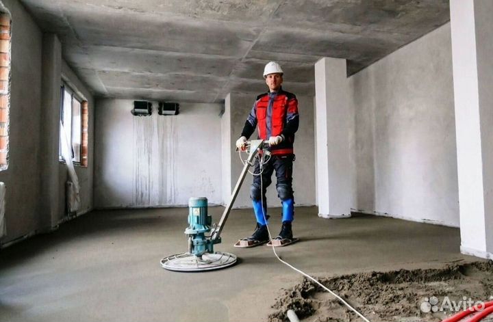Полусухая стяжка пола