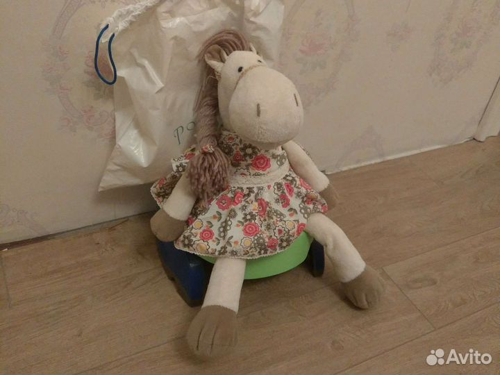 Горшок детский для путешествий поезд самолет бусик