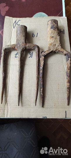 Вилы кованые старинные
