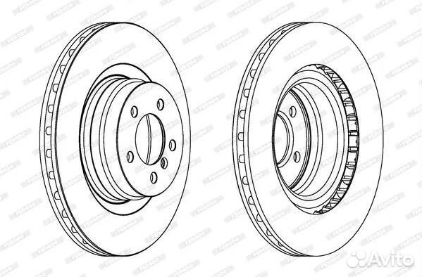 Диски тормозные передние Land Rover