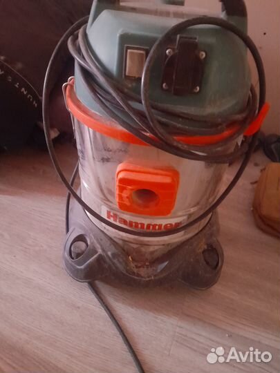 Строительный комплект:штроборез+пылесос бу Hammer