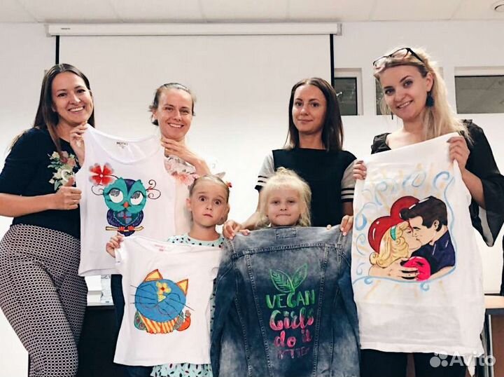 Мастер класс по росписи одежды