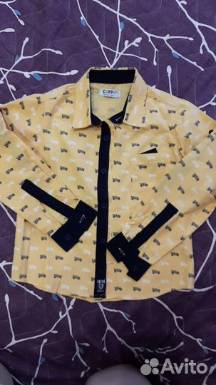 Рубашка для мальчика 122 128