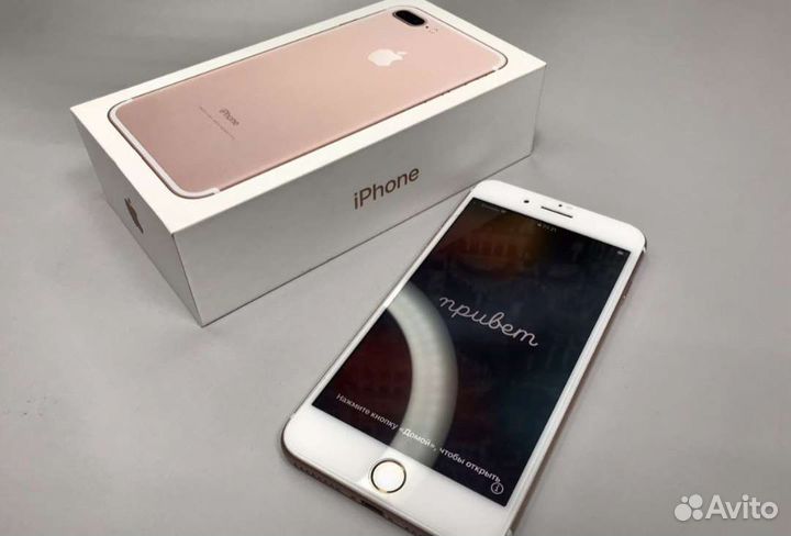 iPhone 7 Plus 32gb Идеал Розовое золото