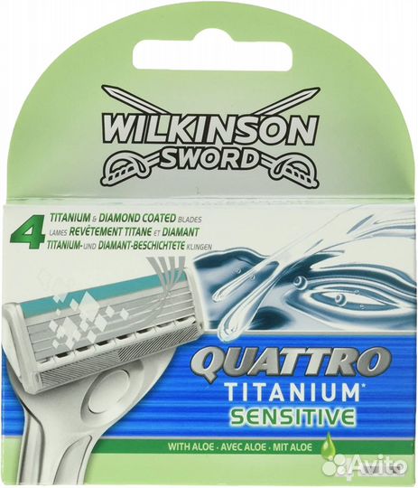 Сменные кассеты Wilkinson Sword Quattro