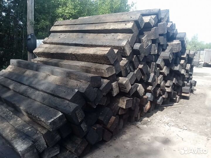 Продам б/у деревянные шпалы