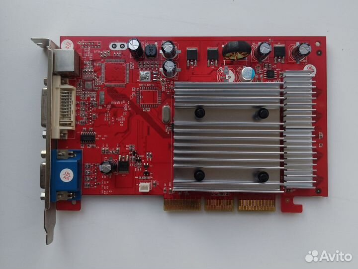 Видеокарта 6200a agp8х 256mb (бесшумная)