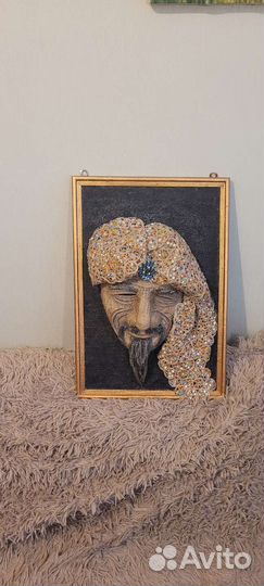 Маски ручной работы из джута