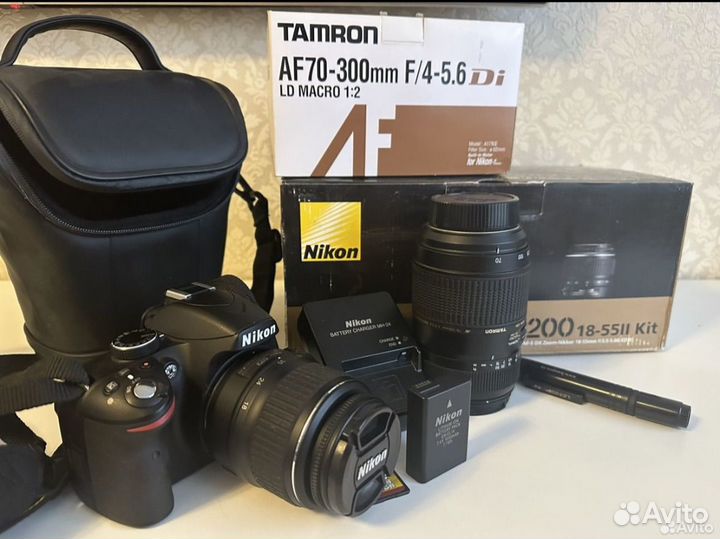 Tamron af70-300mm f/4-5.6 объектив nikon
