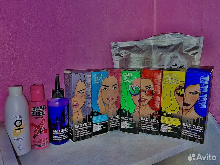 Цветное (яркое) окрашивание волос