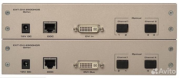 Gefen ext-dvi-2500hdr удлинитель по оптике