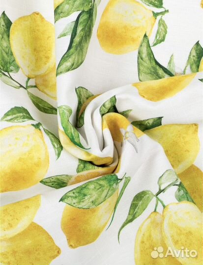 Скатерть хлопок этель 110*147 см лимоны