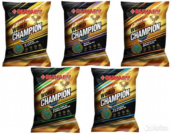 Прикормка Dunaev Black, World champion, Premium