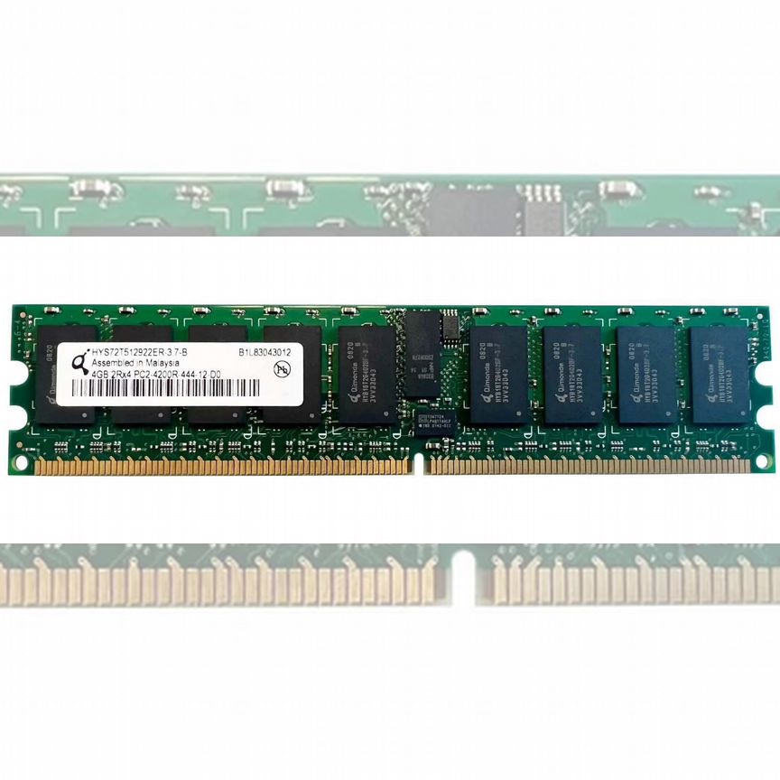 [HYS72T512922ER-3.7-B] Оперативная Память Qimonda Hys72t512922er-3.7-B