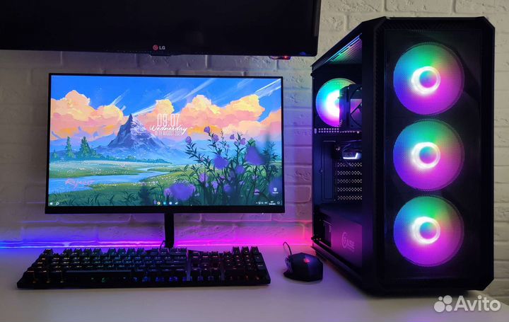 Пк игровой i7/gtx1660super/ssd m2 512гб/16гб озу