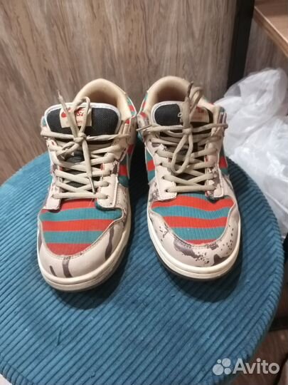 Кроссовки Nike sb dunk Freddy Crueger