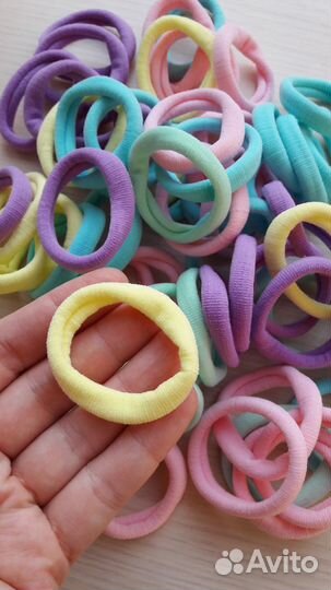 Резинки 4 см. Цветные и белые