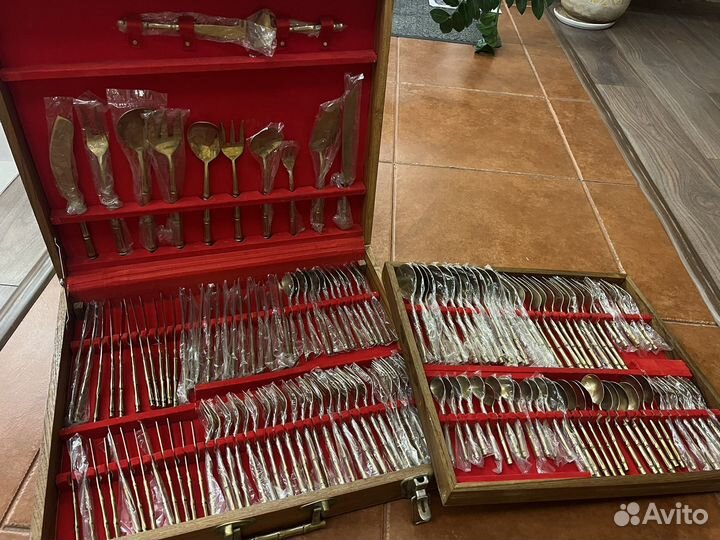 Винтажный набор столовых приборовТаиланд