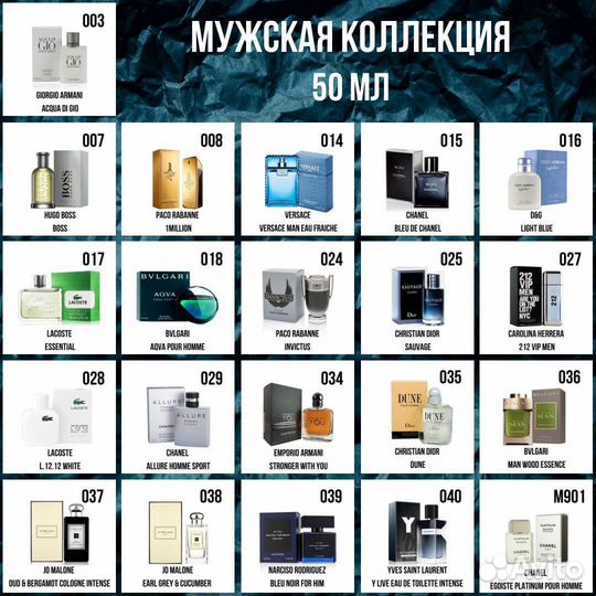 Оригинальная парфюмерия