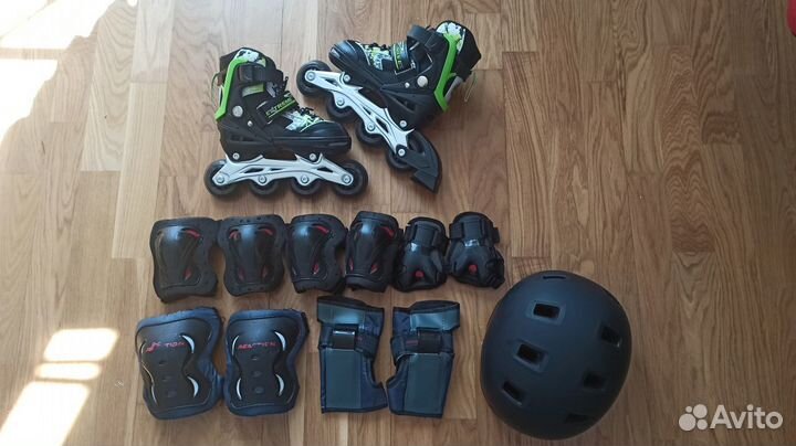 Ролики Детские роликовые коньки Nils Extreme 30-33