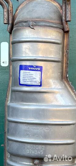 Новый оригинальный катализатор Volvo s60 s80 v70