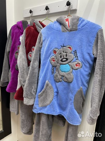 Пижама женская теплая