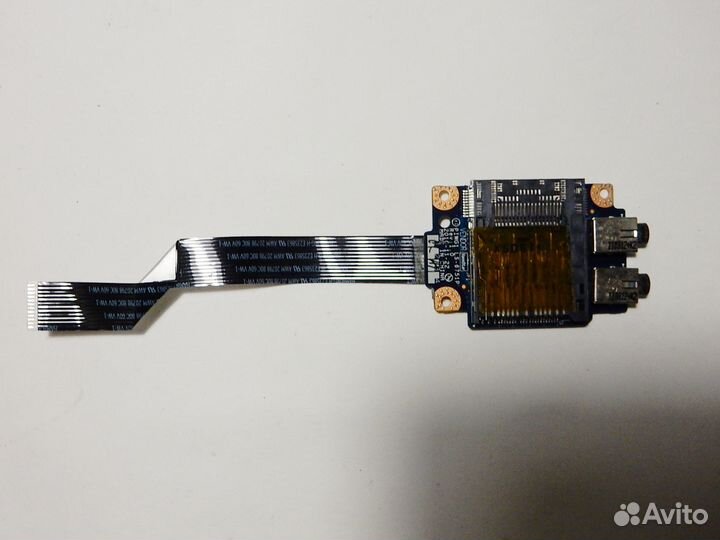 Плата audio и cardreader со шлейфом 12-pin 120 мм