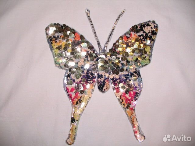 Аппликация из пайеток