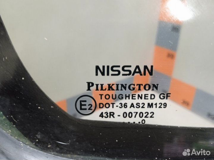 Стекло двери задней правой Nissan Almera N16 1.5