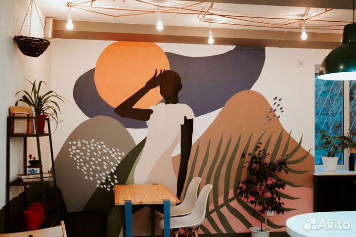 Роспись стен, рисунки на стене