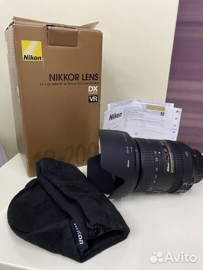 Nikon 18-200mm f/3.5-5.6G ED AF-S VR II DX