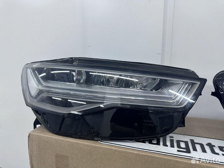 Комплект фар Audi A6 C7 LED с блоками рестайлинг