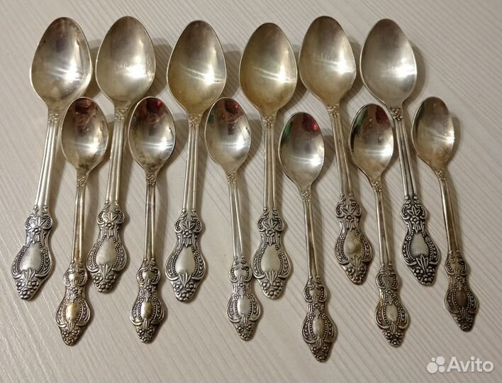 Набор ложек чайные + кофейные 70 лет Октября