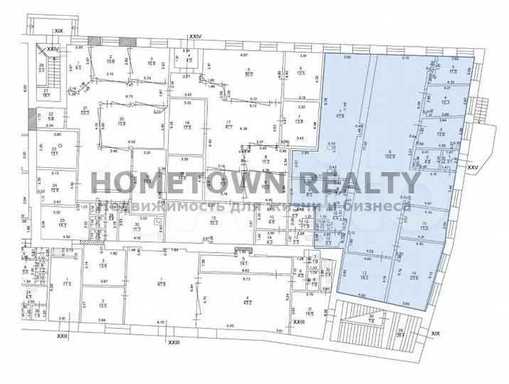 Габ на 1 эт - 269.7 м²