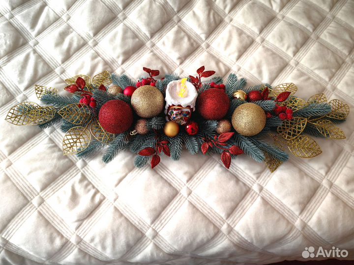 Новогоднее украшение на стол