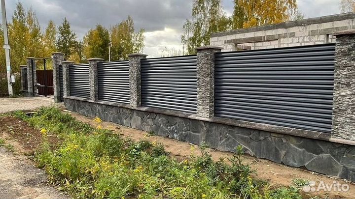 Жалюзийный забор с доставкой