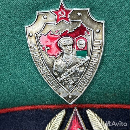 Фуражка пограничника пв кгб СССР,55 размер