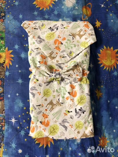 Конверт-одеяло на выписку на лето/весну