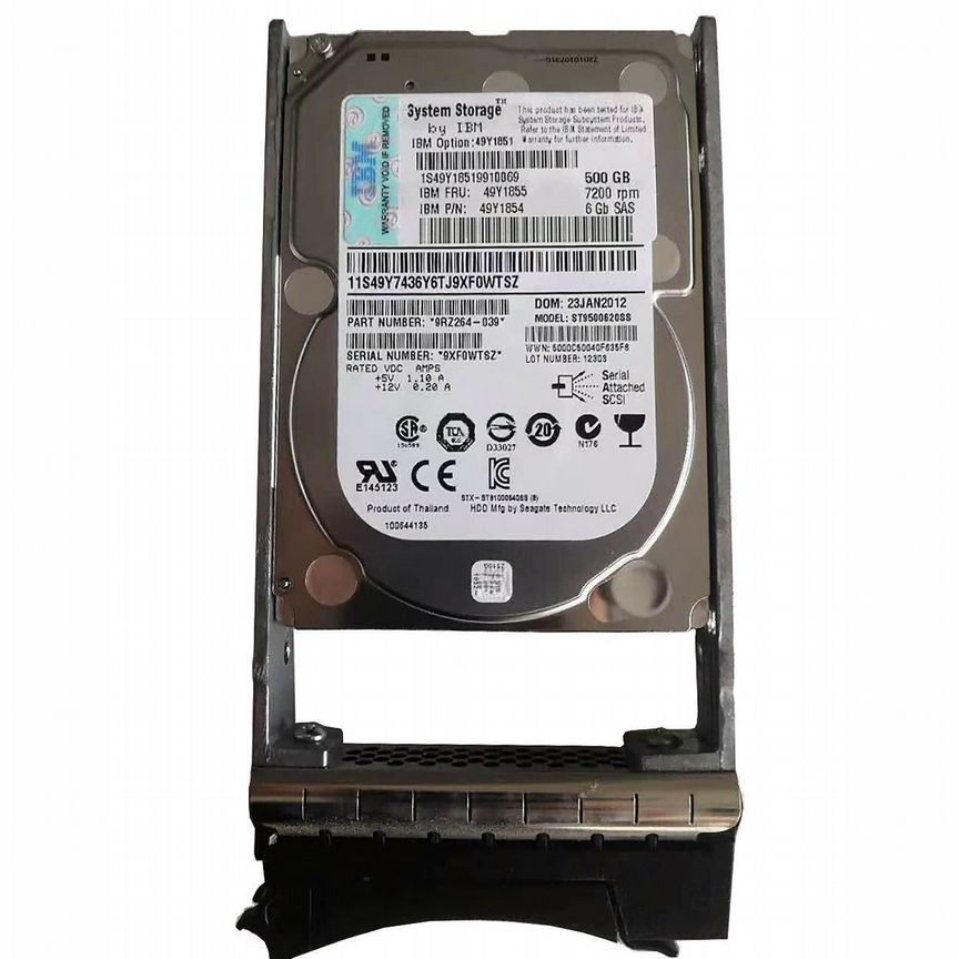 [49Y1855] Жесткий Диск Ibm 500gb Sas 2,5 49y1855