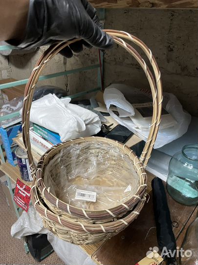 Корзина плетеная для подарков