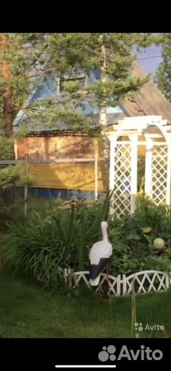 Садовая фигура аист