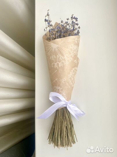 Букет из лаванды сухоцветы